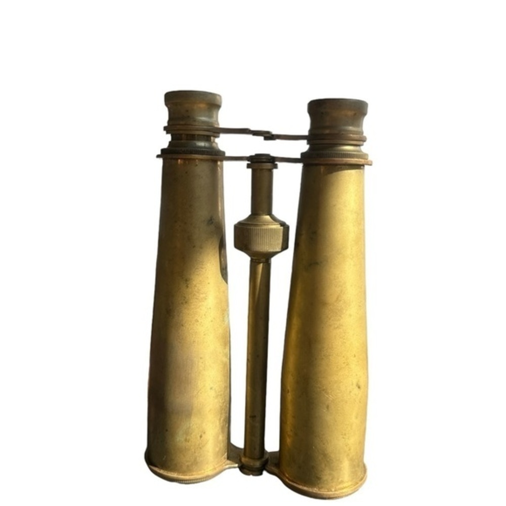 WW1 Antique German Brass Military Soldier Field Binoculars‎